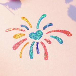 Glowing Gel Pen Colorful Neutral Pen round Ball Pen Notebook Pen Childrens Glowing Flashing Star Note-Taking Special Color Pen