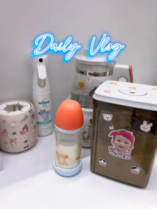 Bình Sữa Minitutu Thủy Tinh cho Bé Họa Tiết Nhiều Màu Sắc 80ML/160ML/240ML tương tự sản phẩm