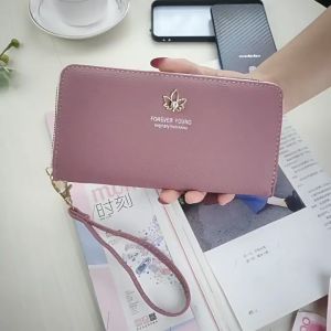 1753 ( READY STOCK ) WALLET LONG SINGLE ZIP PURSES KULIT EU FASHION HOUSE