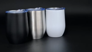 12oz Sublimation Egg Mug 350mL Stainless White Mug Egg Shape Tumbler / 7-2-2025