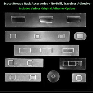 Strong Adhesive Wall Mounts No Drilling Required Sticky Hooks Card Buckle Fixed Wall Stickers Heavy Duty Plastic Storage Organizer
