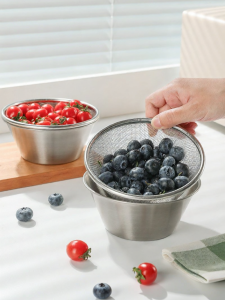 Mini Stainless Steel Fruit and Vegetable Draining Basket