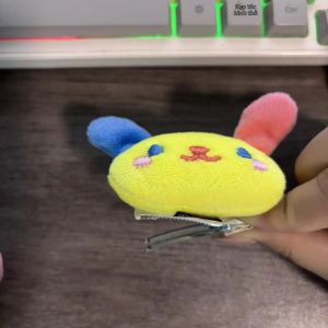 Bandai | Đồ Chơi Thú Bông Thỏ Nhỏ Dễ Thương Phong Cách Hoạt Hình Nhật Bản Dây Buộc Tóc Thun Mềm Mại Phụ Kiện Tóc Bằng Vải Nhung Mềm Mại Kẹp Tóc Dễ Thương Dành Cho Bé Gái