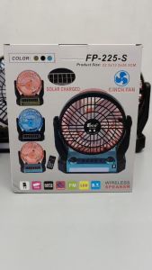 Kipas Meja Camping Portabel Kipas USB Isi Ulang Kipas Meja Mini USB Luar Ruangan dengan Lampu LED kipas meja