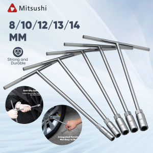 Mitsushi 4PCS T-wrench Labor-saving wrench Auto maintenance tool Extended hexagonal T-socket wrench 8 10 12 13 14mm