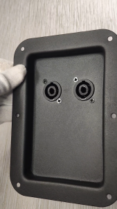 TM6 Professional Speaker Back Plate Speaker Terminal Wiring Panel Speaker Junction Box Metal