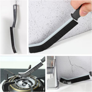 AmoKi Cleaning Brush Toilet Kitchen Tile Narrow Joints Scrubber Stiff Bristles Crevices Brushes Durable Clean Tools