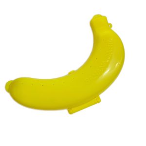 KEMORELA 1PC Banana Trip Outdoor Travel Storage Box Cute Banana Case Protector Container Trip Outdoor Lunch Fruit Storage Box