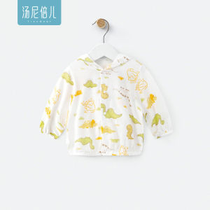 Tony Bell Baby Jacket Summer Thin Long Sleeve Pure Cotton Air Conditioning Shirt Sun Protection Clothes for Boys And Girls