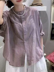 Áo Sơ Mi Giảm Cân Thoáng Mát Thời Trang