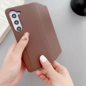 Samsung ZFold 6 Skin Matte Carbon Fiber Leather Folding Shockproof Protect Hard Cover ZFold 6