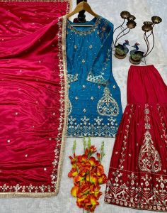 ( PRE- ORDER) PRESENTING KURTI- PALAZO WITH DUPATTA (ETA: 10 DAYS)