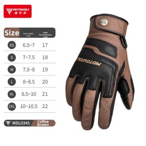 MOTOWOLF | Breathable Anti-fall Full Finger Motorcycle Gloves