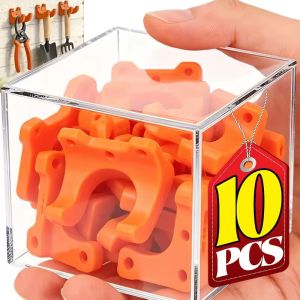 10x Gardening Tool Holder Manual Pruning Tool Dedicated Storage Rack Home Garden Tool Hanger Multi-Functional Tool Organizer Hook