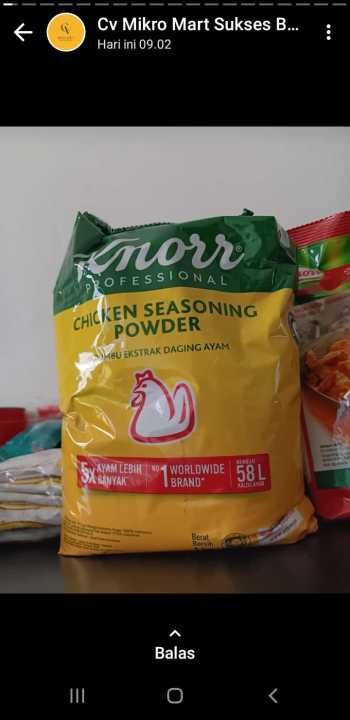 Knorr Chicken Seasoning Powder 1kg Lazada Indonesia