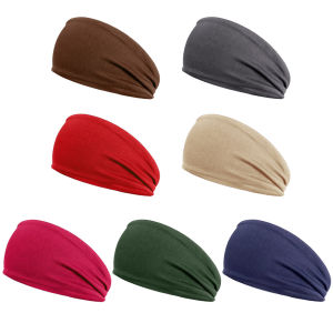 Men Women Fitness Sweatband Porosity Hair Bandage Running Quick-Drying Headband Yoga Headband for Jog Basketball Running