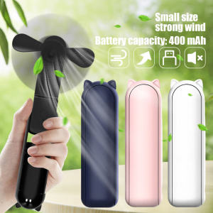ครึ่งราคา พัดลมมือถือ 3 เกียร์ลมแรง / พัดลมไฟฟ้าแบบชาร์จ USB พร้อมพาวเวอร์แบงค์ / พัดลมมินิแบบพกพาสำหรับการเดินทาง / พัดลมขนาดเล็กสำหรับในร่มและกลางแจ้งในฤดูร้อน