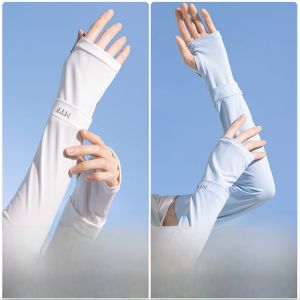 MiiOW | Mitts MiiOW Cat Person 2024 mới Ice Sleeve nữ mỏng chống nắng chống tia UV mùa hè bằng lụa băng Mitts bảo vệ tay mùa hè