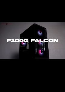 Gaming Freak F100G Falcon Micro-ATX PC Casing Tempered Glass Premium Mid Tower – GFG-F100G
