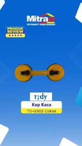 Tidy Kop Kaca 2 Kaki TD-GS02 Coklat