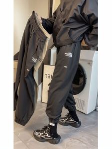 กางเกงขายาวทรงหลวมเอวสูงสไตล์ฮาราจูกุสำหรับผู้หญิงไซส์ใหญ่ กางเกงขายาวทรงสปอร์ตทรงเก้าส่วนลำลอง กางเกงขายาวทรงลำลองสไตล์ใหม่ฤดูใบไม้ร่วงปี 2025