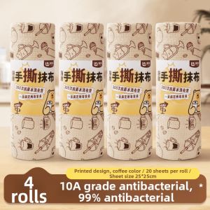 HALEXIONG | Kitchen Use Thick Reusable Absorbent Non-Shedding Non-Greasy Tear-Off Cloth