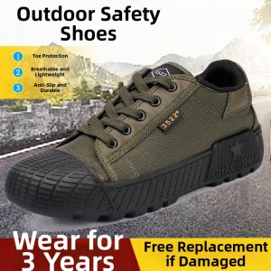 DRAGON-FLY | Durable Slip-resistant Breathable Work Shoes Canvas Shoes