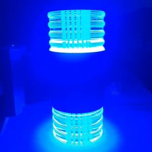 [HOT] Đèn Chày Pha Lê Ba Màu Lắp Sảnh Hiên Cột Ngoài Trời Chịu Nắng Mưa Tốt