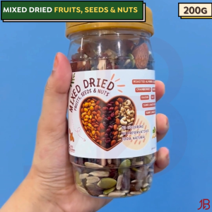Mixed Dried Fruits Seeds & Nuts 200g — Buah Kering Biji-bijian & Kekacang