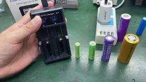 Elough Battery Charger 1/2/4 Slots Dual Charging 3.7V Rechargeable Lithium Battery USB Charger For 1.2V NI-MH AA / AAA Battery