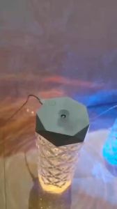 Máy Phun Sương Tạo Độ Ẩm Khuếch Tán Tinh Dầu Pha lê Decor Dung Tích Lớn Đèn LED