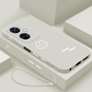 OppoA2 pro Liquid Silicone Phone Case Mens Womens Simple Full Lens Protection Soft Shell Anti-Fall Creative Personalized