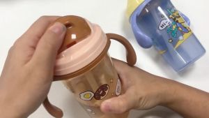 Mamibayi 300ML Botol Minum Anak Training Cup Baby Gelas Minum Bayi Anti Tumpah
