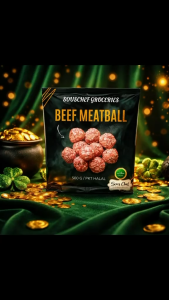 FROZEN BEEF MEATBALL HALAL 500GM / PKT