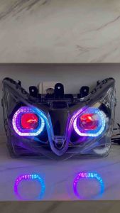 Lampu depan Vario tecno 125 old lama 2012-2014 biled billed matrix RGB ganti warna suka suka