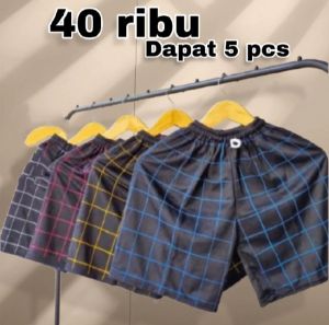 PROMO DISKON !!! 40 RIBU DAPAT 5 PCS CELANA PENDEK BOXER PRIA WANITA/BOXER KEREN/BOXER PREMIUM/BOXER DISTRO/BOXER MURAH