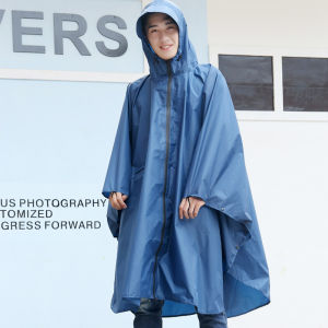 Rainproof Raincoat Womens Big Brim Adult plus Size Hiking Fashion Poncho Electric Car Men and Women Neutral Cycling Waterproof