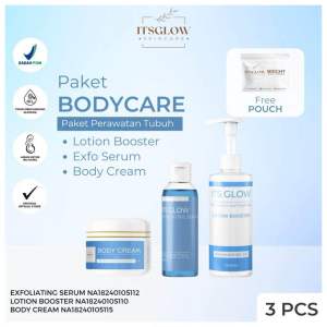 ITS GLOW- CERAH INstan Paket Bodycare) Body Cream Booster BPOM