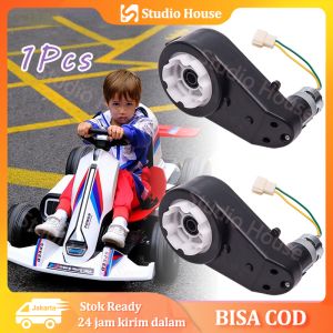 1 Pcs Gearbox Dinamo Mobil Aki Anak Gearbox Mainan Mobil Aki 12 Volt 16000 Rpm 550 Motor
