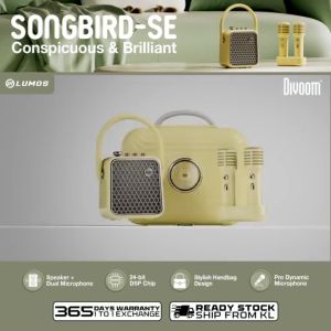 Divoom Songbird-SE Conspicuous & Brilliant Speaker + Dual Microphone & Stylish Handbag Design