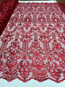 Bahan kain tille full payet squin/kain full payet bordir piringan/kebaya wanita terbaru