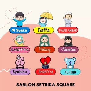 label baju tinggal setrika murah mudah dan bagus anti luntur sablon label untuk kain