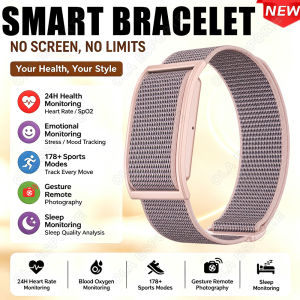 NO Screen Smart Wristbands With Heart Rate Sleep AI Health Monitor Report Smart Bracelet Incoming Call Notification Watches Y28c