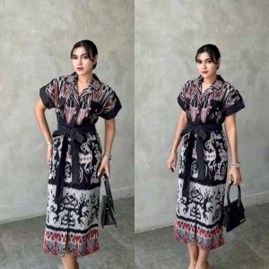 STELLA DRESS TENUN - COUPLE BAJU TENUN