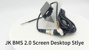 ในไทย จอ LCD BMS Smart JK Jikong อะไหล่ อุปกรณ์ จอ LCD Display 4.3" ปุ่ม สายสวิทช์ เปิด-ปิด Switch On/Off พร้อมส่ง