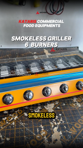 KATARIS 6 Burner Smokeless Barbeque Griller Grill
