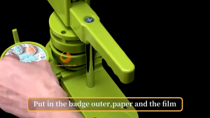 Button Badge Maker Machine Different Size Mold 25/32/37/44/58mm Mold DIY Badge Pin Maker Machine Kit With 100pcs Badge Parts/Pic/Circle Cutter&Purple For Family Childrens Gifts Holiday Gift