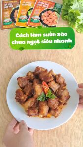 Bộ 5 gói Xốt ướp hoàn chỉnh Sườn xào chua ngọt SG Food 70g