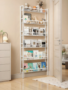 JINXIUBAINIAN | Ultra-thin Compact Childrens Bookshelf