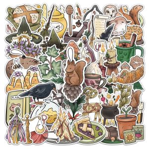 New 2025 Magic Cartoon Cute Forest System Graffiti Decorative Stickers Waterproof DIY for Luggage Notebook Tablet Laptop